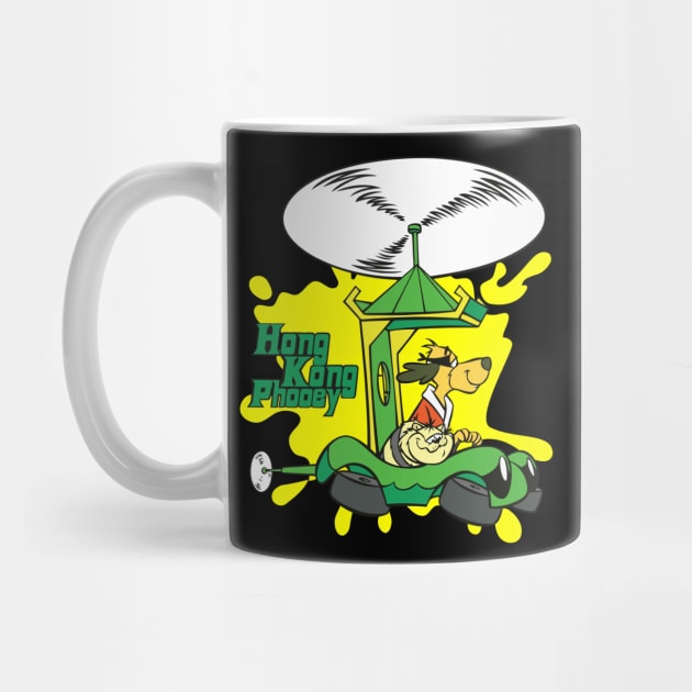 Hong Kong Phooey The Phooeymobile Helicopter by joeysartworld